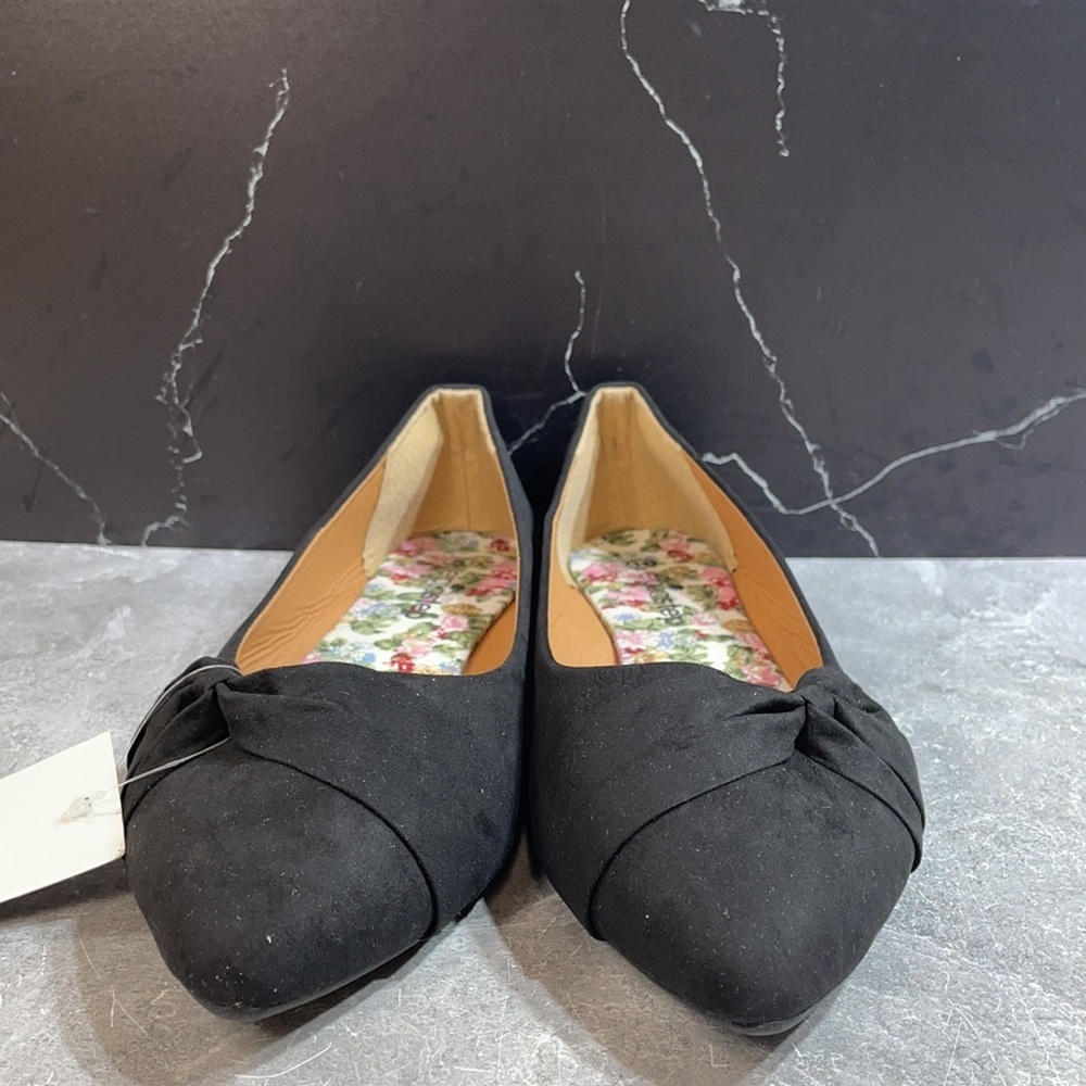 Epic Step Knotted Ballet Flats Black Size 11m - Picture 2 of 9